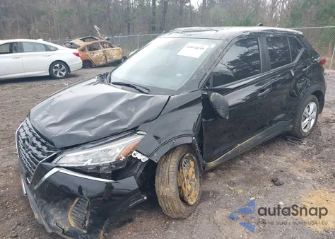 2022 Nissan Kicks S Xtronic Cvt z USA, uszkodzony, nr VIN 3N1CP5BV8NL513962